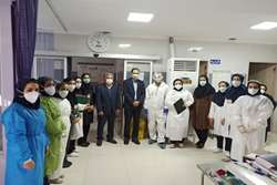 برگزاری آیین تجلیل از پرستاران بیمارستان ولیعصر (عج) کازرون به مناسبت روز پرستار