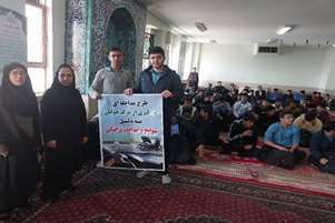 برگزاری کارگاه آموزشی پیشگیری از سوانح و حوادث ترافیکی در مدارس پسرانه متوسطه دوم کازرون