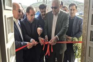 بهره برداری از خانه بهداشت خیرساز مهرنجان شهرستان کازرون در دهه فرخنده فجر انقلاب اسلامی