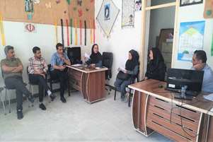 بازدید سرپرست و تیم پشتیبانی شبکه بهداشت و درمان کازرون از مرکز خدمات جامع سلامت جره