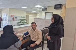 انجام غربالگری عوامل خطر بیماری‌های قلبی و عروقی کارکنان ستاد شبکه بهداشت و درمان کازرون در آستانه روز جهانی قلب