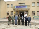 حضور مسوولان شبکه بهداشت و درمان شهرستان کازرون در پادگان 07 نیروی زمینی ارتش جمهوری اسلامی