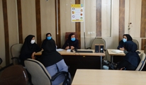 تاکید بر اهمیت پایش برنامه مادران در نشست کارشناس بهداشت خانواده مرکز بهداشت شهید پیرویان با مراقبان سلامت
