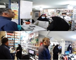 نظارت کارشناسان شبکه بهداشت و درمان کازرون بر توزیع عادلانه ماسک بهداشتی در داروخانه ها