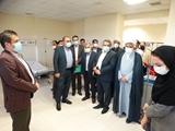 بازدید استاندار و اعضای هیات رییسه دانشگاه علوم پزشکی و خدمات بهداشتی درمانی شیراز از پروژه بیمارستان امام علی (ع) کازرون