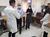 پایش عملکرد واحد بهداشت حرفه ای مرکز بهداشت شهید "پیرویان" کازرون از سوی ناظران واحد سلامت کار معاونت بهداشت دانشگاه علوم پزشکی و خدمات بهداشتی درمانی شیراز