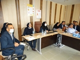 آشنایی کارشناسان سلامت محیط مرکز بهداشت شهید پیرویان کازرون با شیوه فعالیت دفاتر خدمات سلامت