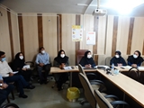 نشست هم اندیشی معاون بهداشت شبکه بهداشت و درمان با مسوولین واحدهای ستادی مرکز بهداشت شهید پیرویان کازرون