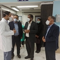 بازدید تیم نظارتی معاونت درمان دانشگاه علوم پزشکی و خدمات بهداشتی درمانی شیراز از بیمارستان ولیعصر (عج) کازرون