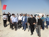 برگزاری آیین کلنگ زنی پایگاه اورژانس 115 جاده ای روستای انارستان کازرون در هفته دولت