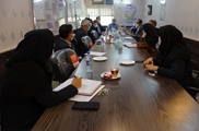 نشست اعضای ستاد تسهیلات نوروزی قطب غرب فارس در شبکه بهداشت و درمان کازرون