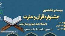 اعلام اسامی منتخبان بیست و هشتمین جشنواره قرآن و عترت دانشگاهیان وزارت بهداشت، درمان و آموزش پزشکی