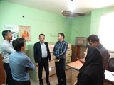 بازدید کارشناس گسترش شبکه های بهداشتی درمانی معاونت بهداشت دانشگاه علوم پزشکی شیراز از پایگاه سلامت شیخ ابوتراب
