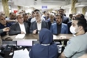 بازدید دکتر ظفرقندی از بخش‌های مختلف بیمارستان حضرت ولیعصر (عج) کازرون