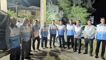 نظارت سرپرست شبکه بهداشت و درمان کازرون در تیم کارشناسان سلامت محیط شبکه بر واحدهای عرضه مواد غذایی در بخش خشت و کنارتخته شهرستان کازرون