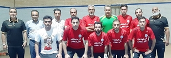 پیروزی پرگل تیم فوتسال شبکه بهداشت و درمان مقابل تیم اداره زندان شهرستان کازرون