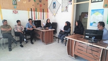 بازدید سرپرست و تیم پشتیبانی شبکه بهداشت و درمان کازرون از مرکز خدمات جامع سلامت جره
