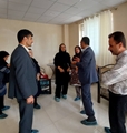 پایش وضعیت سرای سالمندان شهرستان کازرون با حضور مسوولان شبکه بهداشت و اداره بهزیستی