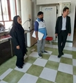 بازدید کارشناسان بهداشتی از مدرسه شبانه‌روزی عشایری کازرون همزمان با آغاز سال تحصیلی